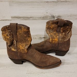 Dingo Brown and Gold Women's Boots